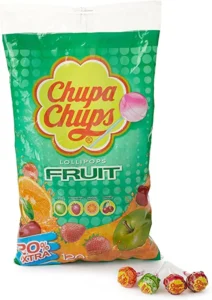 CC classic fruit 10u bag (11g x 10 lollipops x 12 bags) 12 x 10